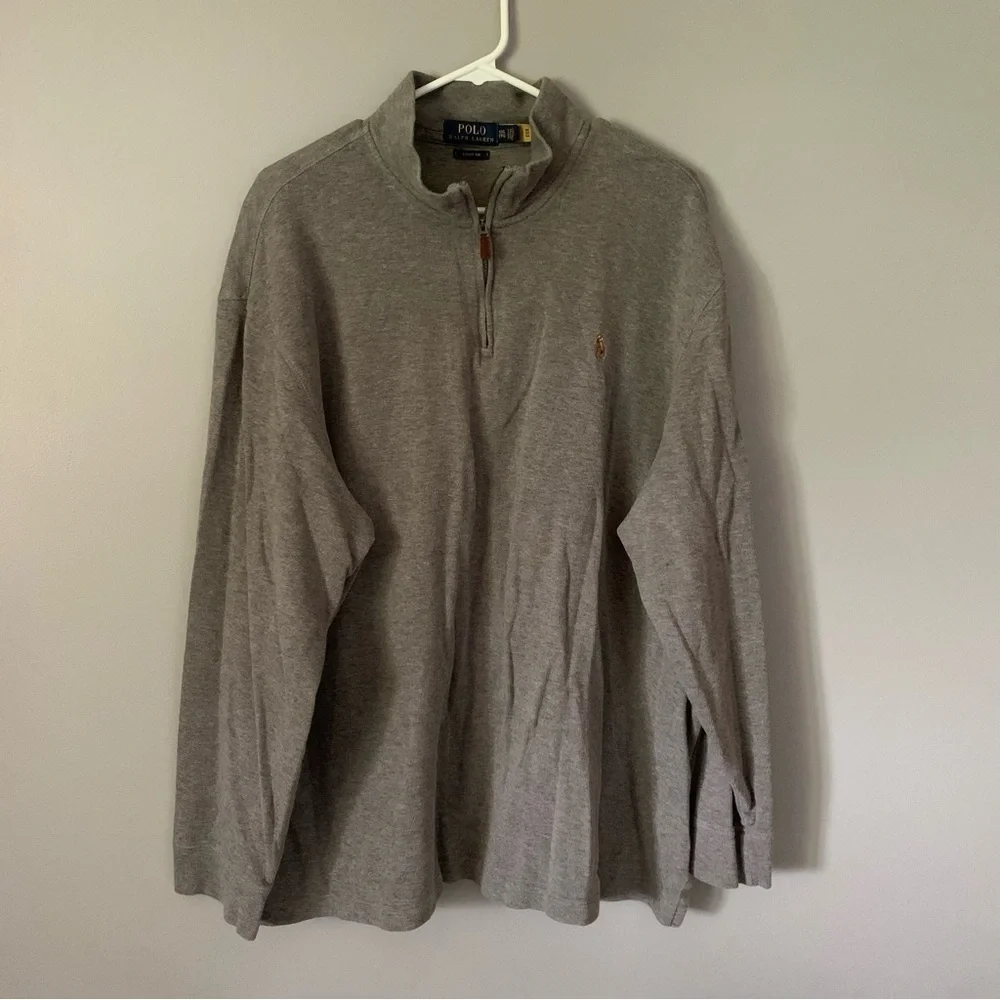POLO RALPH LAUREN Men’s Estate Rib Quarter-Zip Sweater